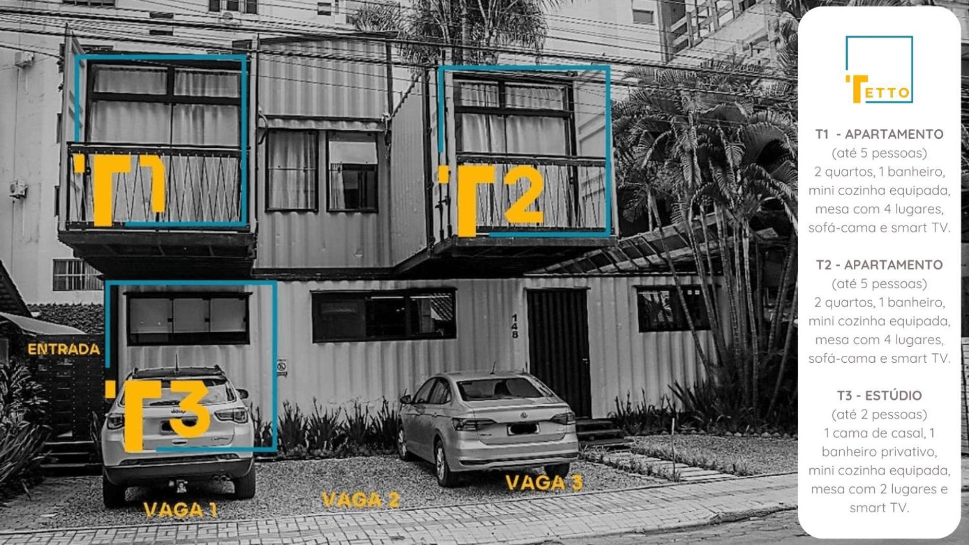 Aps Em Container Na Meia Praia, Itapema, Sc - Tetto Stays Eksteriør bilde